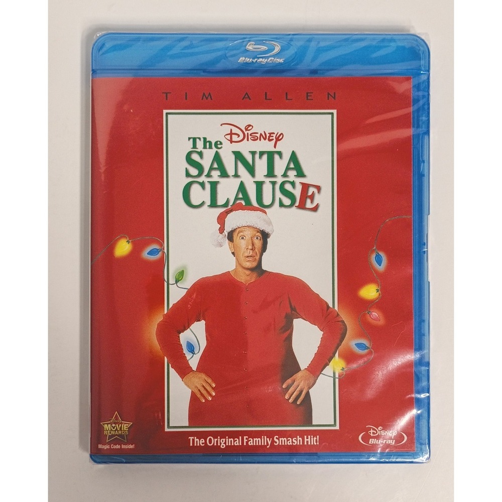 The Santa Clause Blu-ray DVD‎ Movie Christmas Movie Tim Allen, Disney 1994, NEW